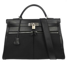 Hermes black toile - black, officier