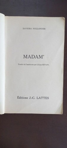 Xaviera hollander madam - hollander:,