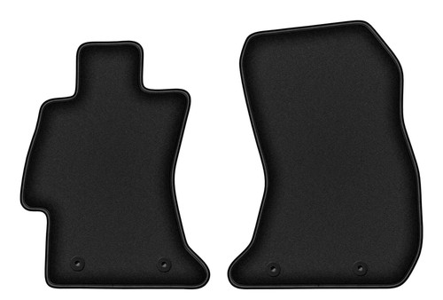 Tapis avant velours noirs