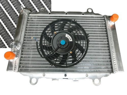 3row aluminium radiateur fan - aluminium, radiateur+fan