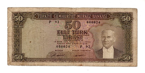 Turquie turkey ataturk - ataturk, billet