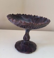 Coupe sur pied opaline