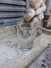 Ancien verre de cure thermale