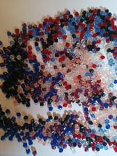 1000 Perles Toupies En Verre