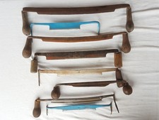 Lot ancienne plane menuisier charron ancien outil menuiserie rabot bois coupe
