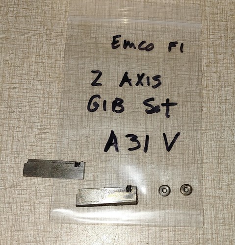 Emco cnc mill - z, gib