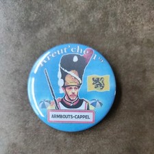 Pins / badge tambour major Carnaval Dunkerque pour clet'che armboust cappel