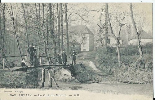 Cpa artaix le gué - artaix,