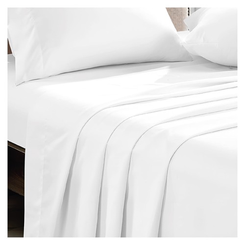 Drap plat blanc - , 100