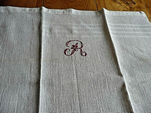 Linge ancien serviette - ancien,