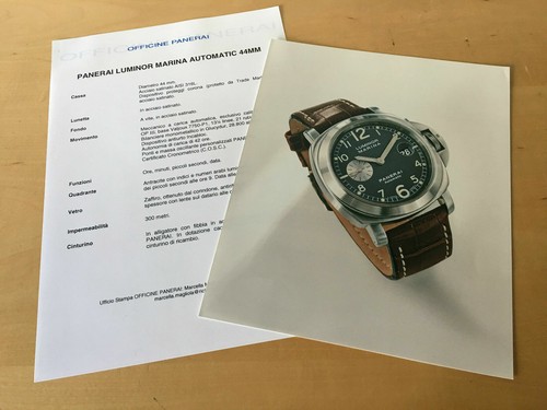 Press kit panerai luminor - press,