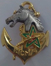 Insigne Militaire Régiment d’Infanterie Chars de Marine 4° Escadron Balme Saumur
