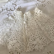 Linge Ancien Col enfant poupon