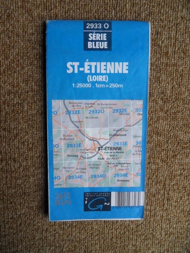 525 carte ign 2933 - carte, o