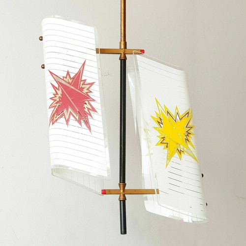 Lustre plafonnier vintage - lustre,