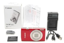🌸[NEUF dans sa boîte] Canon IXY 180 PowerShot rouge ELPH180 20MP testé numér...