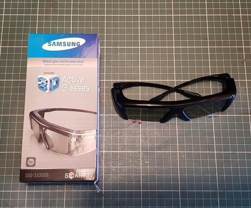 Paire lunettes 3d - , de