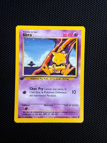 Carte pokemon abra 102 set - carte,