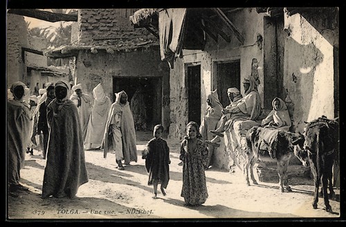 Cpa tolga une - une, rue