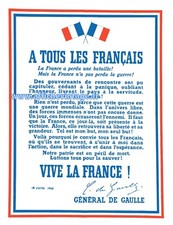affiche poster de gaulle
