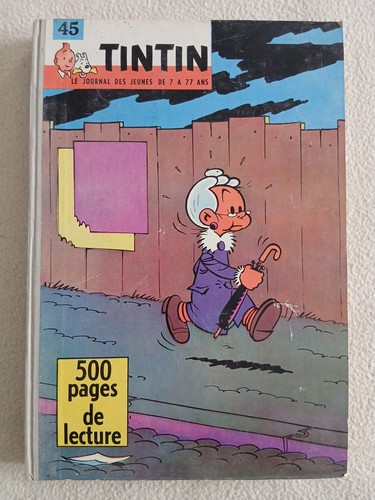Tintin album reliure editeur - tintin,