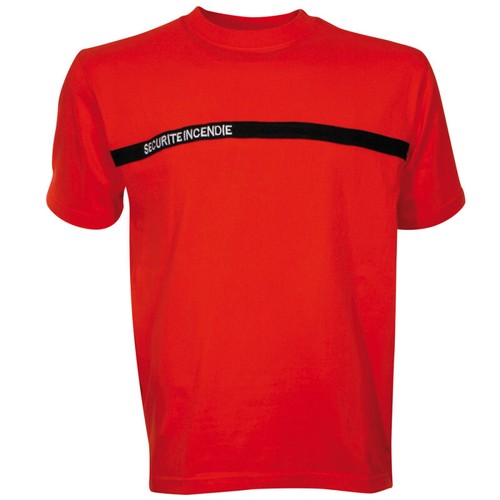 Tee shirt sécurité - sÉcuritÉ, incendie