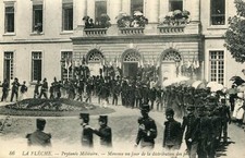 Carte LA FLECHE Prytanée Militaire Monome un jour de la Distribution des prix