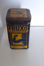 BOITE Métal CAFE  FRUXO  déjeuner sucré  suraliment 1000 GRS   Année 40