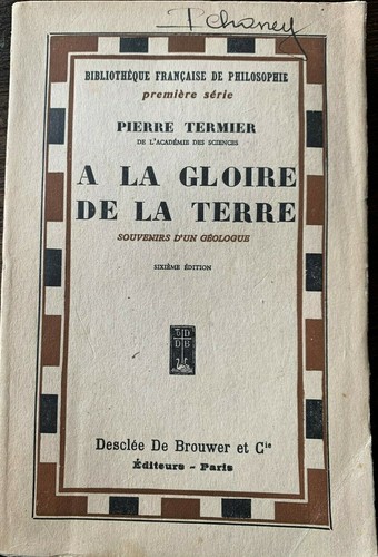 Vers 1922 gloire de la - a,