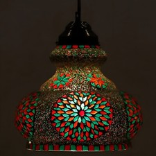 Suspension en mosaïque turque lampe suspendue fait main style marocain décora...