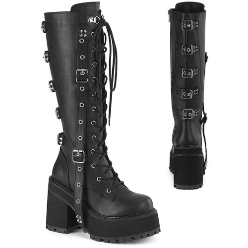 Pleaser demonia lace - demonia, knee