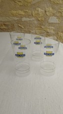 Lot 4 verres Ricard plastique 11,5 cm collection bistrot