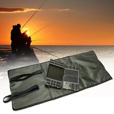 Pliable Pêche Décrochage Tapis Carpe Épuisette + Big Leurre Boite Matériel