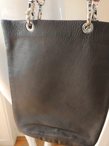 Sac cuir marron jour - sac, en
