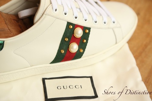 Baskets cuir gucci ace - en,
