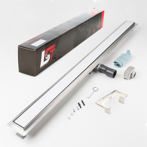 Caniveau verre blanc 1200x70mm - caniveau,