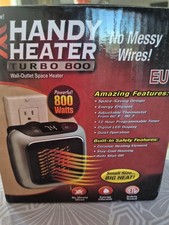 chauffage soufflant 800 watt, ideal pour petites pieces ou camping- car