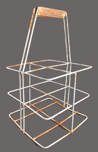 Ancien porte bouteilles - , fer