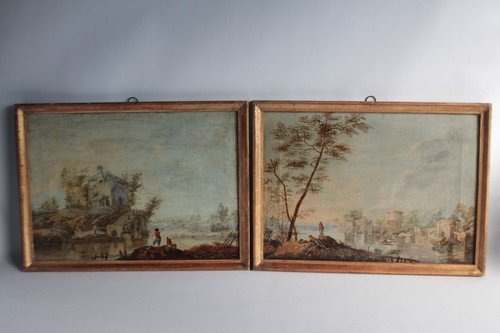Pair 19th century fishermen - of,
