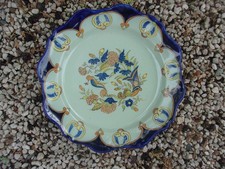 FAIENCE ANCIENNE DE MARTRES TOLOSANE RIBET BONNASSIES GRAND PLAT