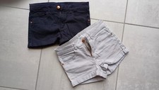 DEUX SHORTS FILLE STYLE JEAN