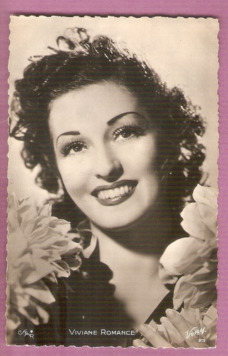 Viviane romance carte - viviane,