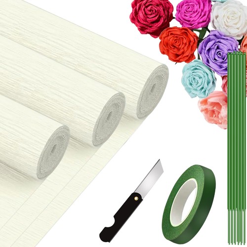 Crepe paper roll 8inch x - crepe,