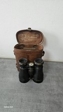 Jumelles anciennes Huet & Cie Flammarion Paris avec boussole + étui