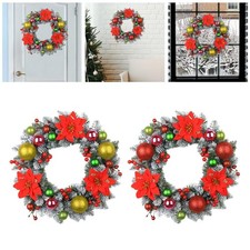 Noël pour porte d'entrée, guirlande pour portail