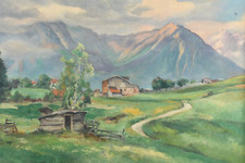 Paysage de montagne avec
