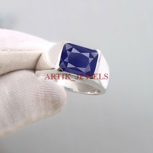 Chauffé bleu saphir - saphir, pierre