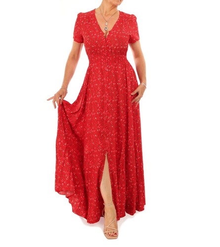 Nouvelle robe maxi manches - À,