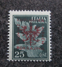 SLOVENIE LAIBACH occupation ALLEMAGNE en 1943 timbre D'ITALIE neuf ** lot HP38