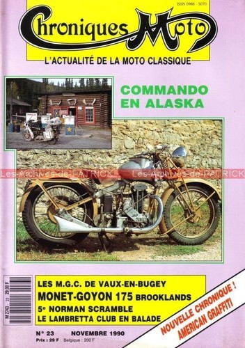Chroniques moto monet goyon - moto,